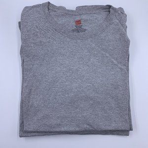 (6) Grey Hanes T Shirts